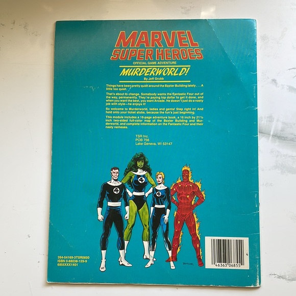Marvel Super Heroes: Campaign Book 1984 + Marvel Super Heroes Murderworld - Picture 9 of 10